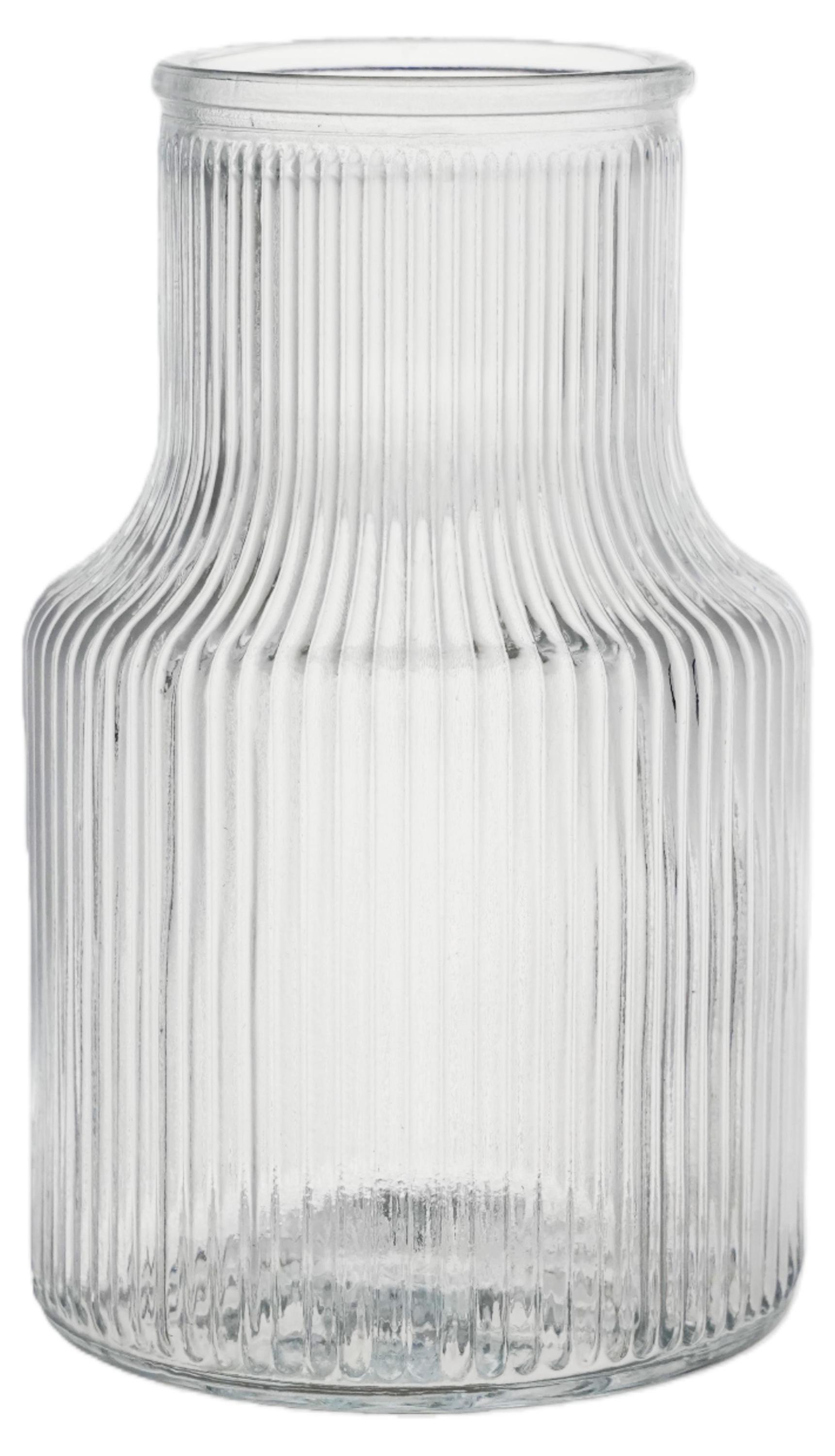 

Ваза декоративная Actuel Рельеф прозрачная, 15 см