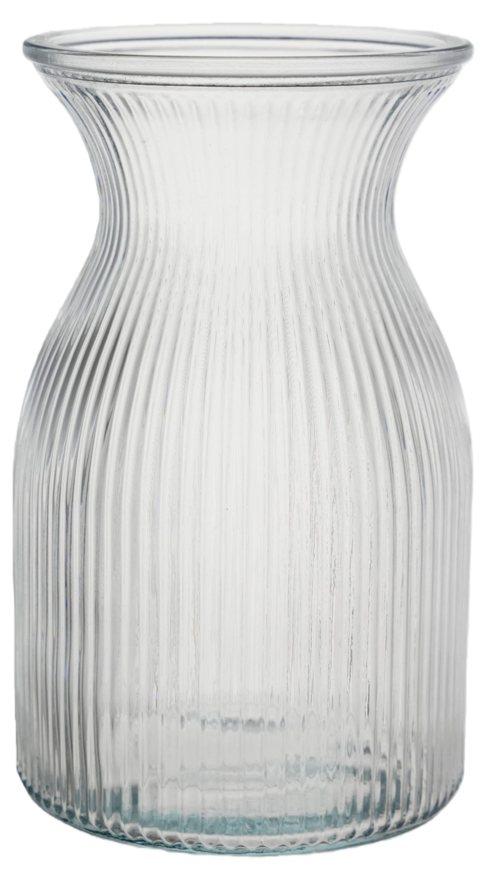 

Ваза декоративная Actuel Рельеф прозрачная, 19,5 см