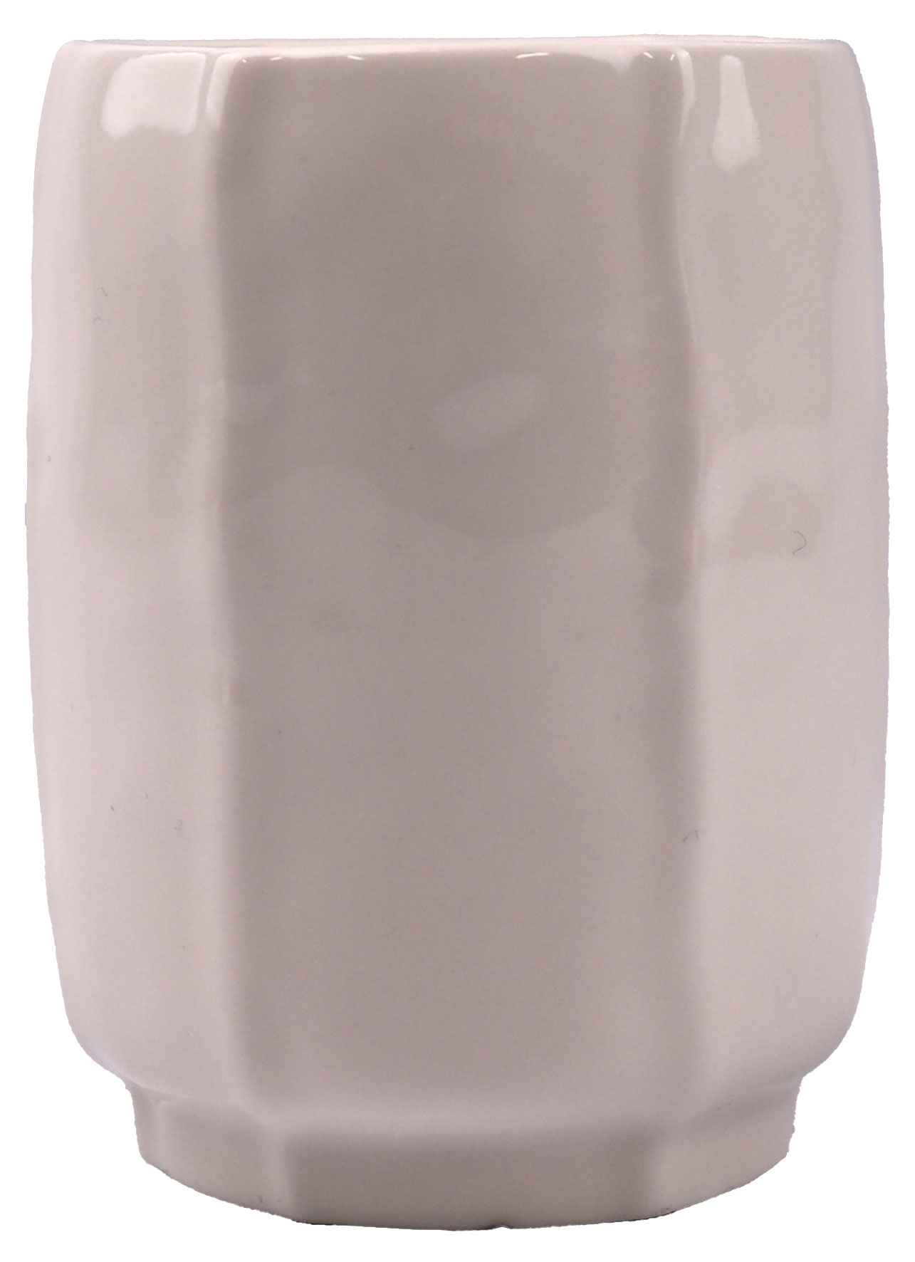 Изображение товара Стакан для зубных щеток Actuel керамический белый, 8х8х10,4 см