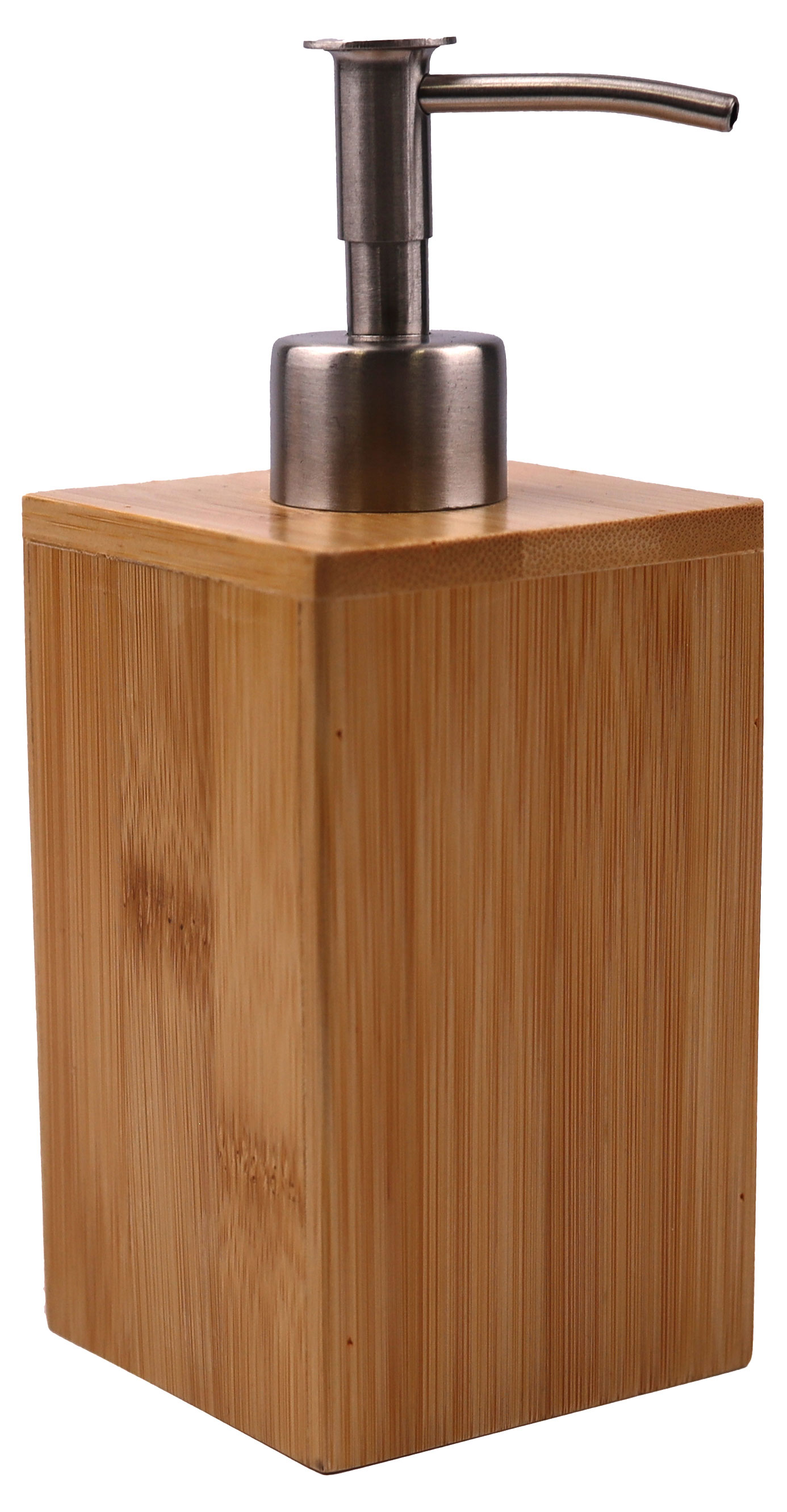 Изображение товара Дозатор для жидкого мыла Actuel бамбук, 7,2х7,2х18 см