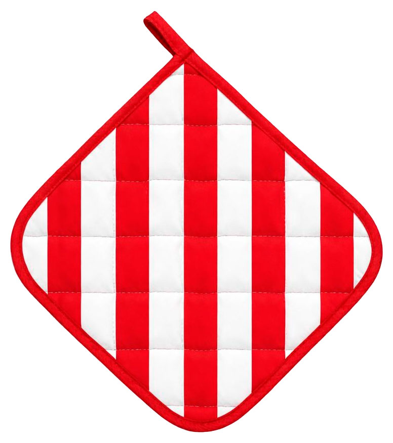 Изображение товара Прихватка Actuel красно-белая, 20х20 см