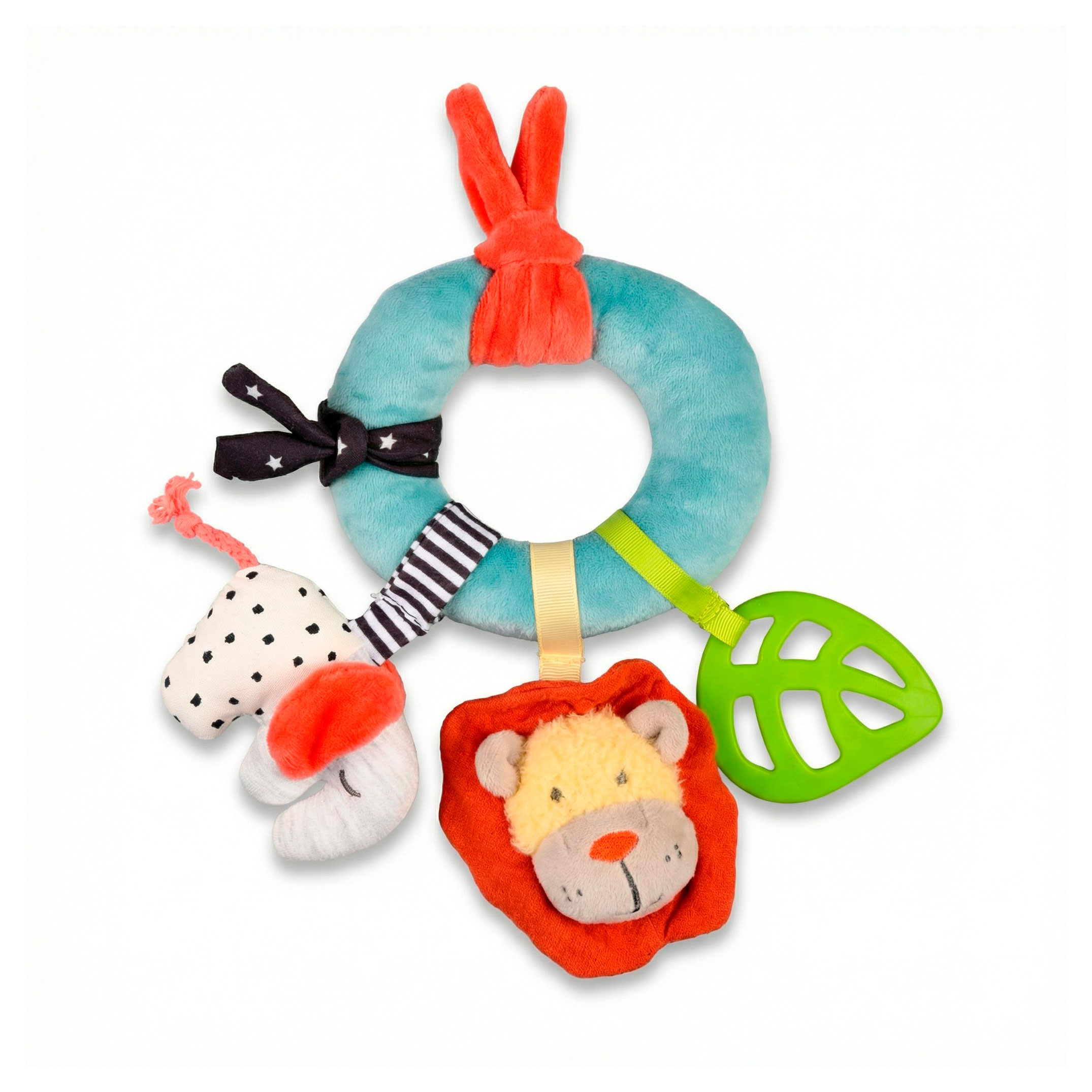 

Игрушка-кольцо развивающая Mothercare Львенок и слоненок