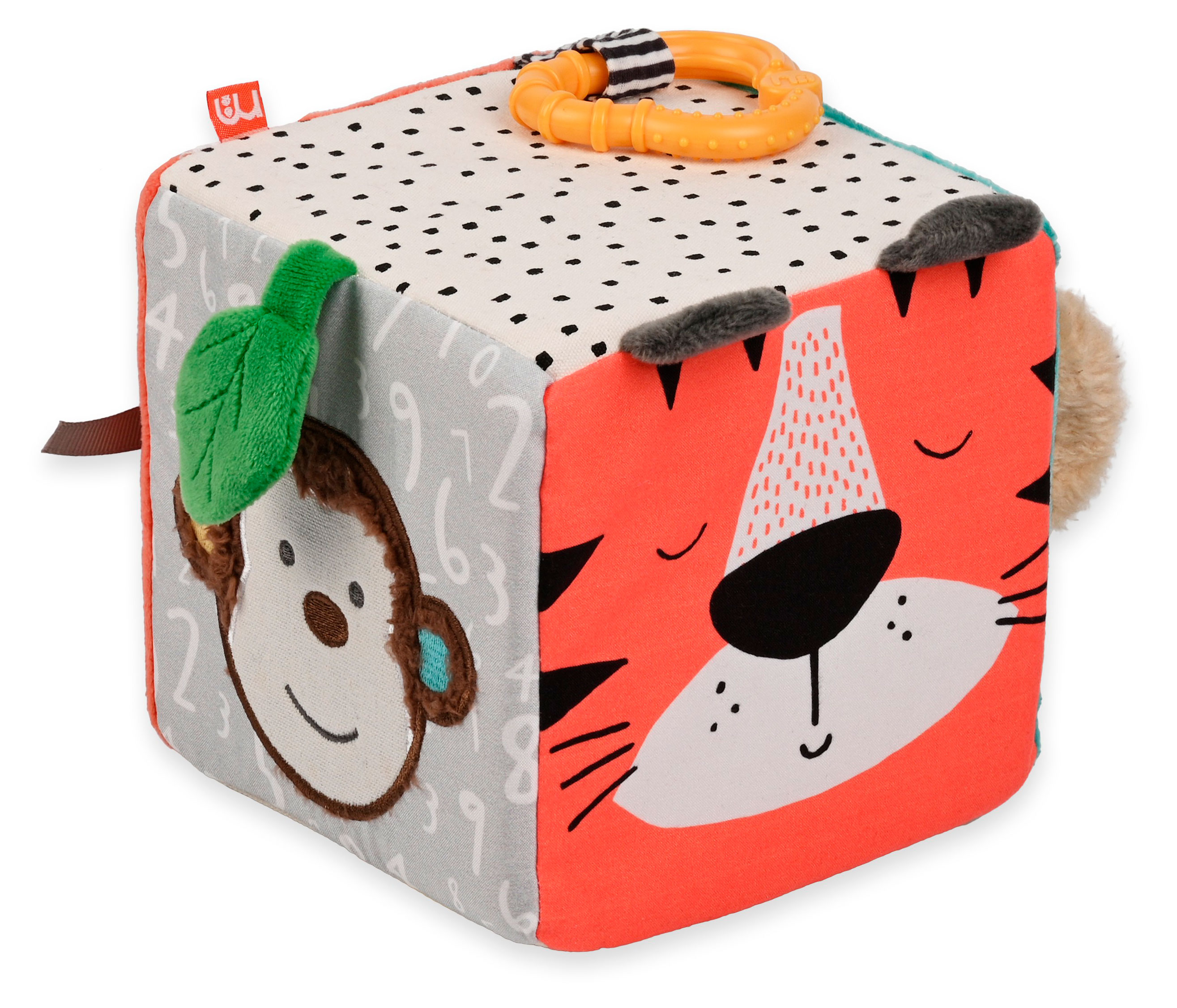 Изображение товара Игрушка развивающая Mothercare Кубик Джунгли, 14 см