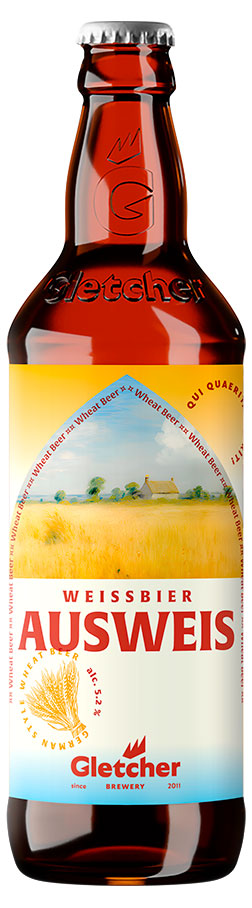 

Пиво светлое Gletcher Ausweiss 5,2%, 0,5 л