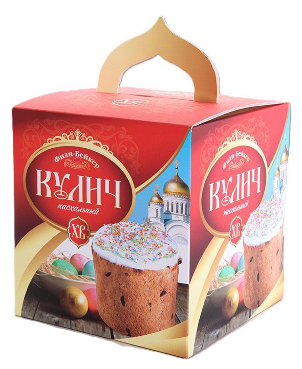 Изображение товара Кулич Фили-Бейкер Пасхальный 340 г с изюмом и помадкой