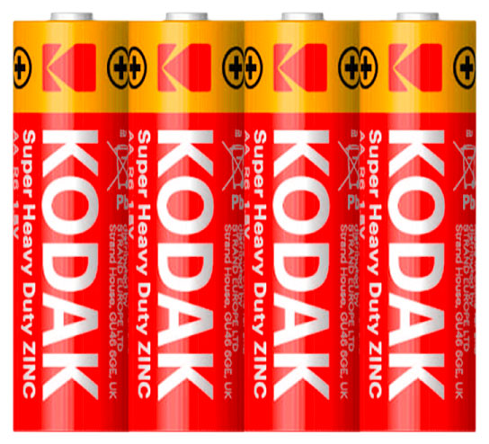 

Батарейки Kodak R6 AA, 4 шт