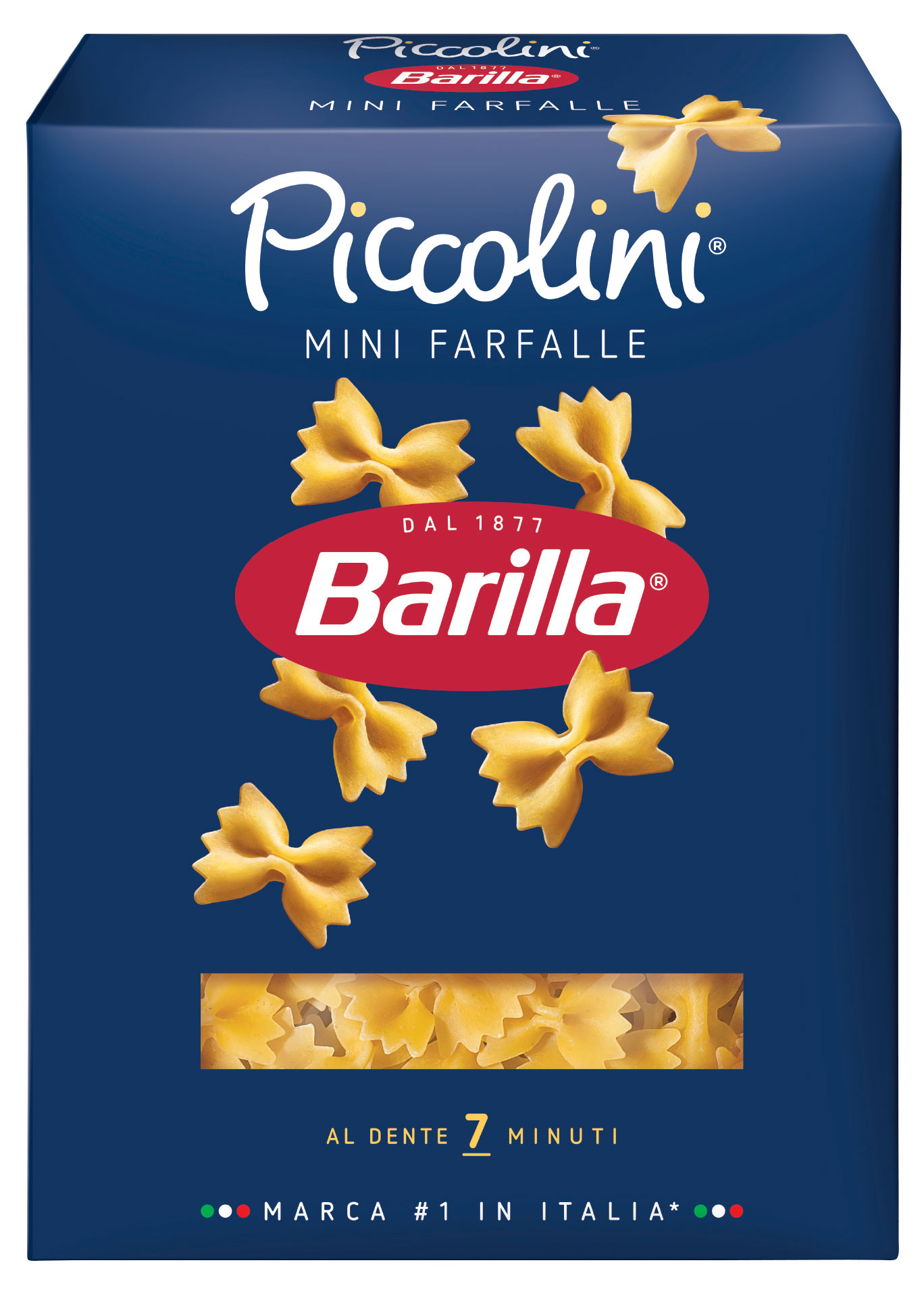 Изображение товара Макаронные изделия Barilla Mini Farfalle 400 г - Специальная форма для блюд