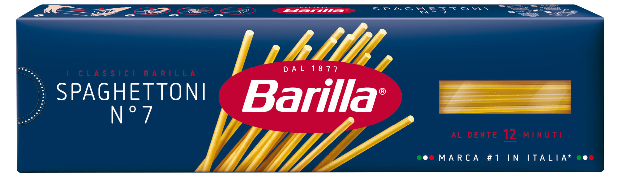 Изображение товара Макаронные изделия Barilla Спагеттони №7 из твердых сортов пшеницы