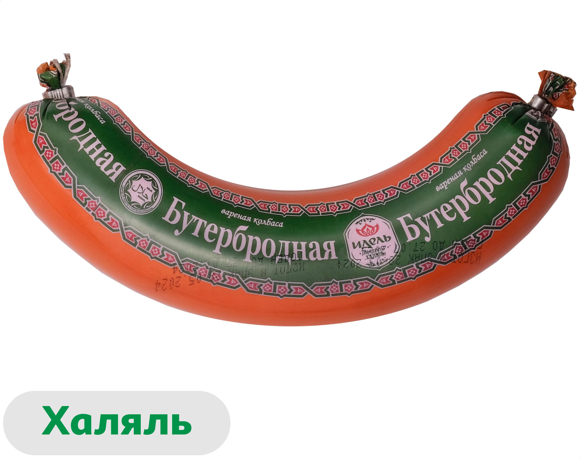 

Колбаса вареная Идель Бутербродная с курицей халяль, 400 г