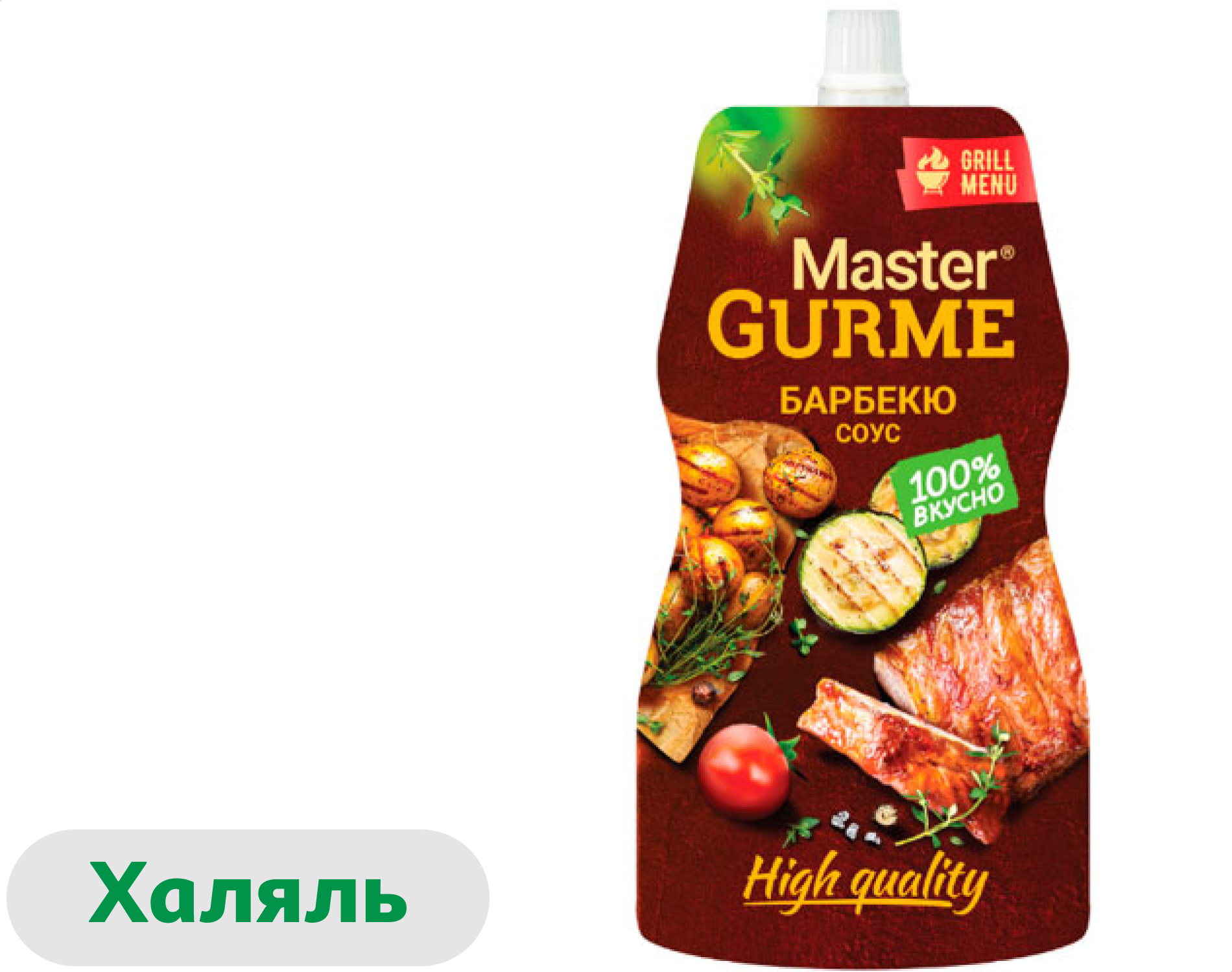Изображение товара Соус Master Gurme Барбекю 200 мл натуральный соус для гриля и мясных блюд