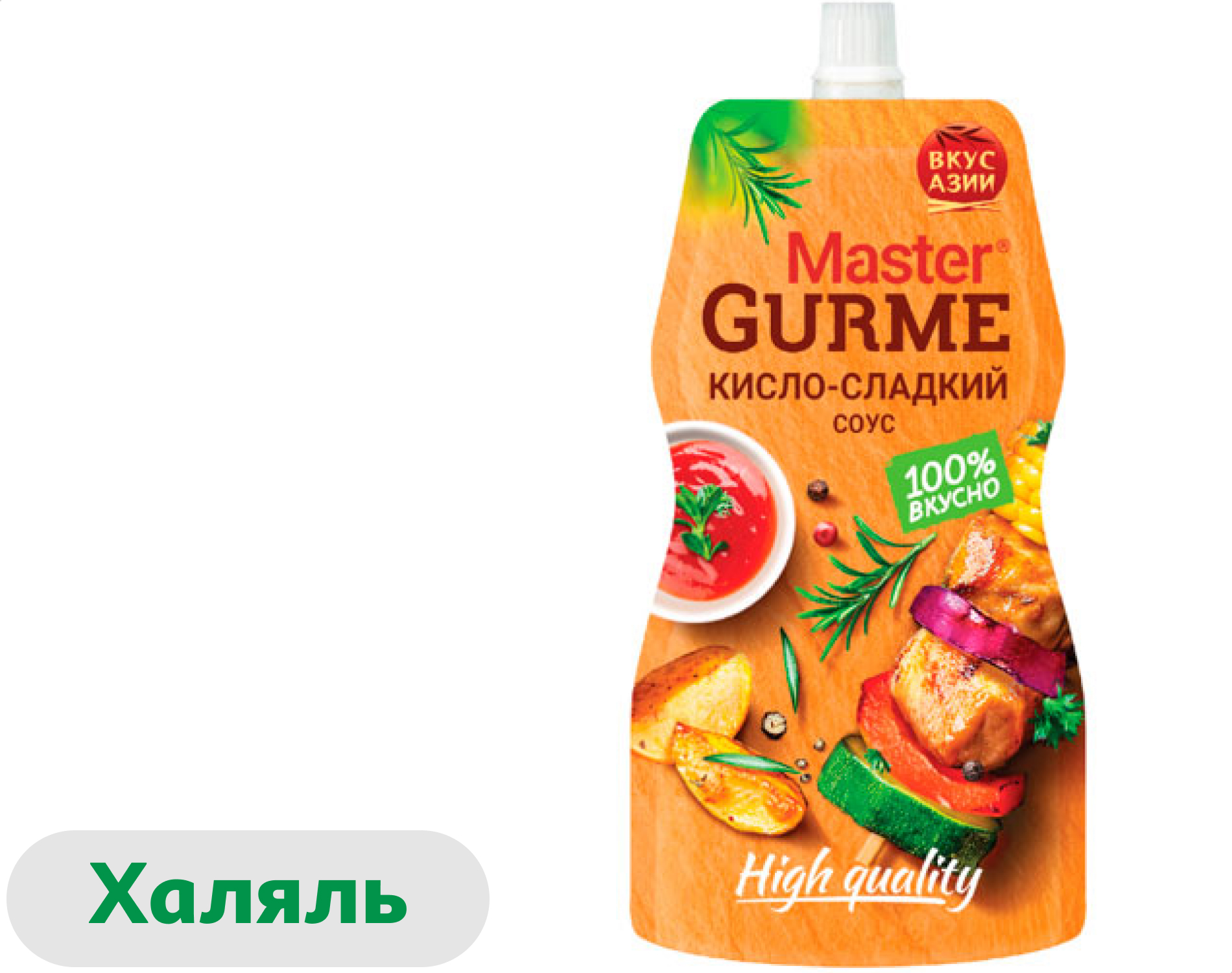 Изображение товара Соус Master Gurme Кисло-сладкий 200 мл для блюд и закусок