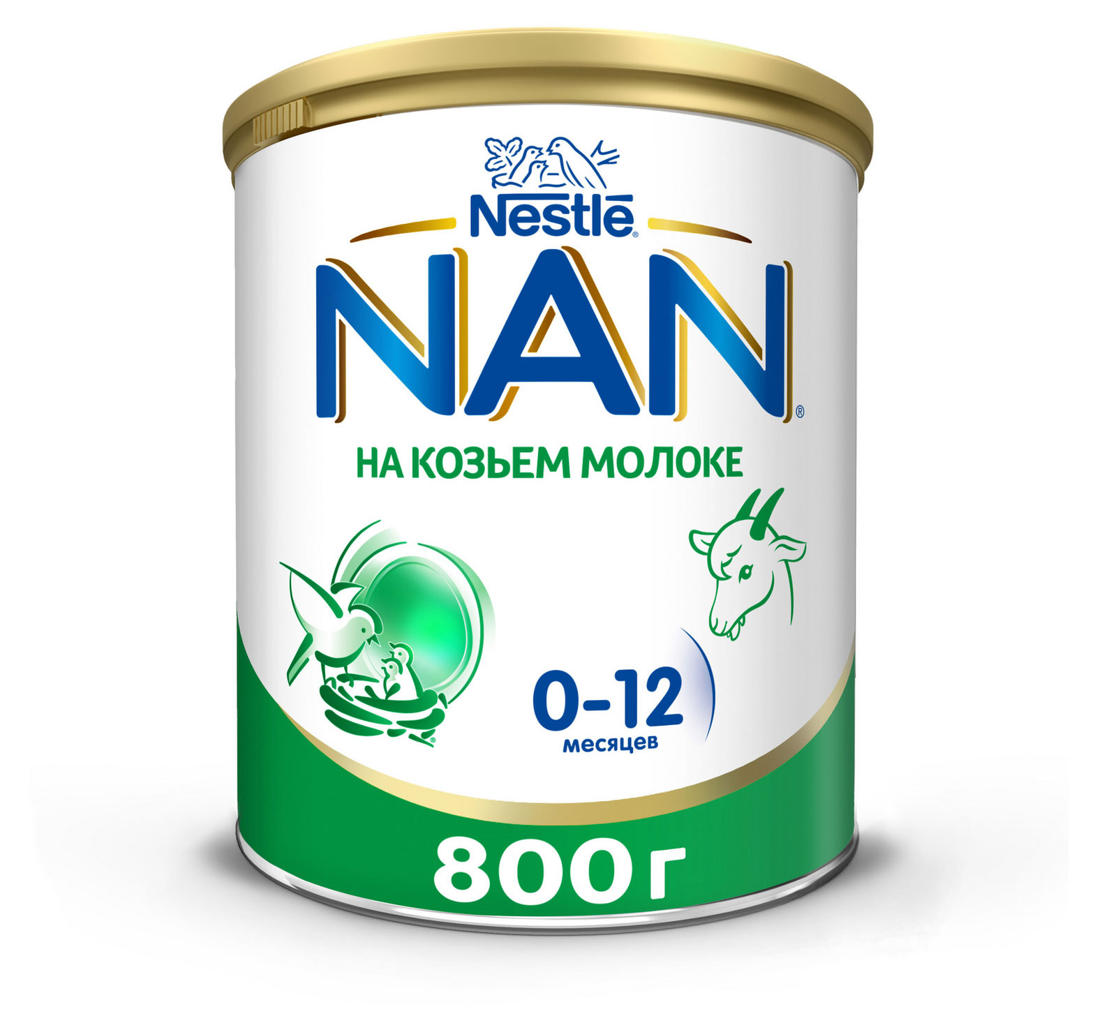 

Смесь сухая молочная NAN Goat Milk на козьем молоке 0-12 мес., 800 г