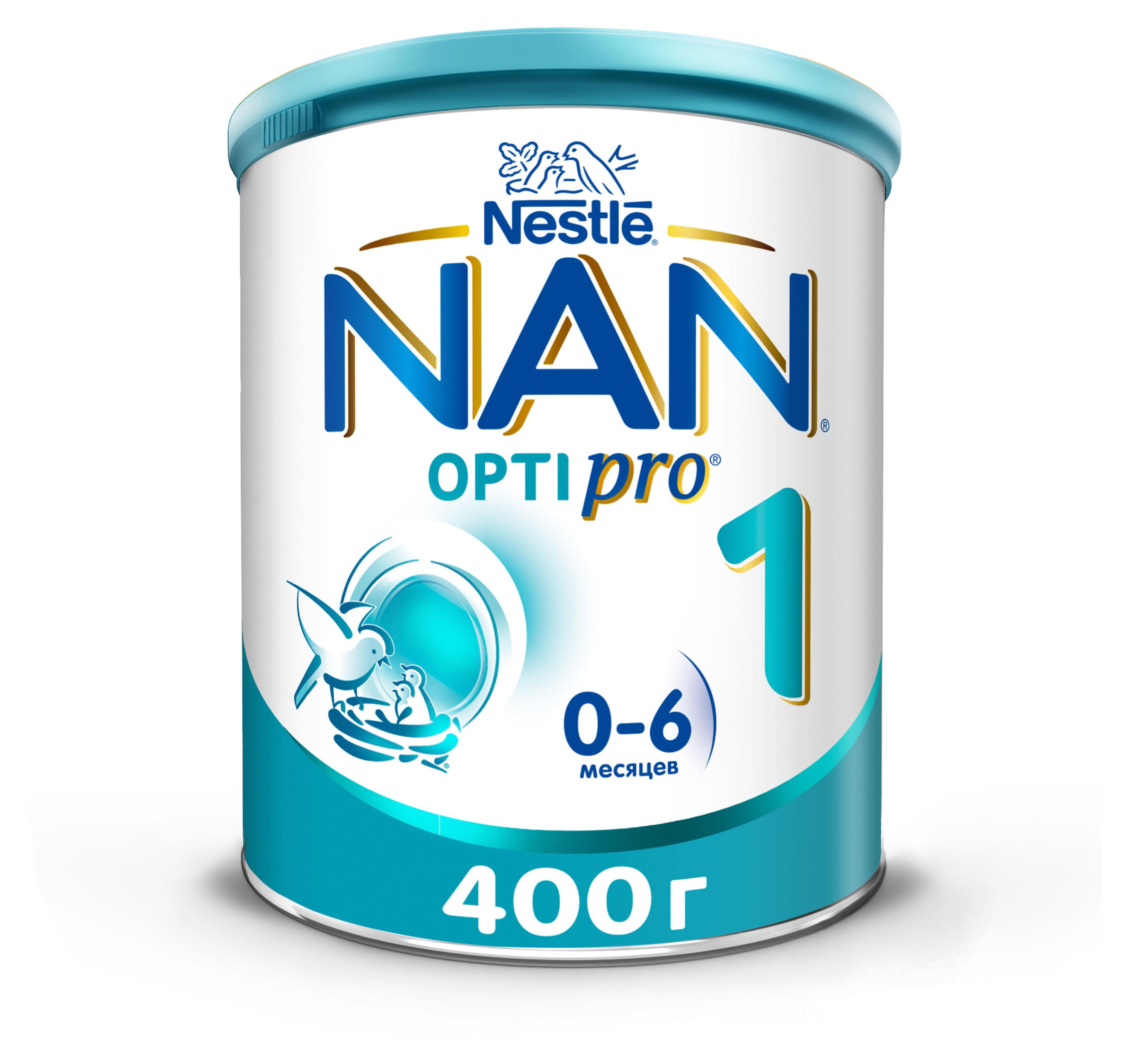 

Смесь сухая молочная NAN 1 Optipro для роста иммунитета и развития мозга с рождения БЗМЖ, 400 г