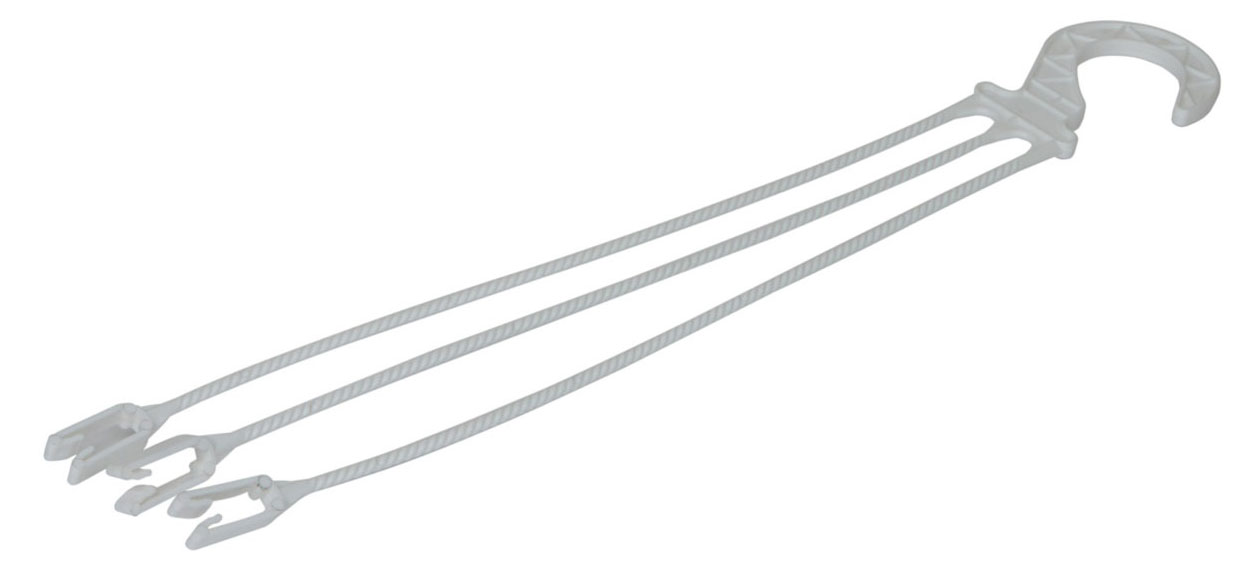 Изображение товара Подвес для пластикового горшка L45 белый, 1 шт