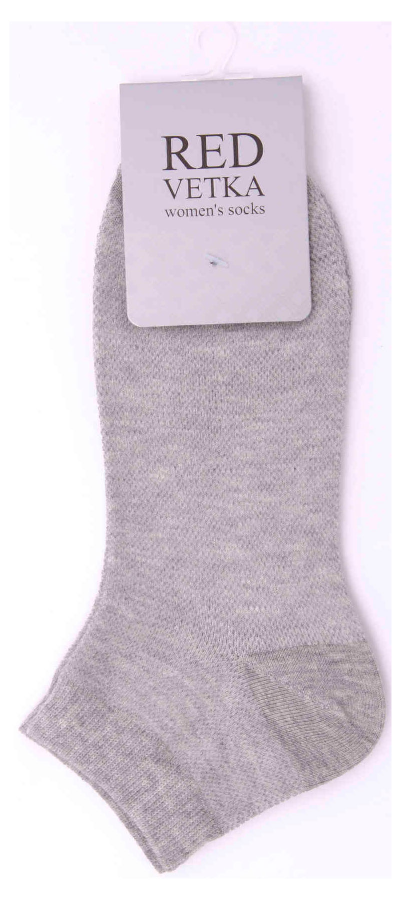 Изображение товара Носки женские «Красная Ветка» укороченные серые, р. 23-25