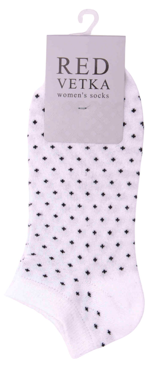 Изображение товара Носки женские «Красная Ветка» укороченные белые, р. 23-25