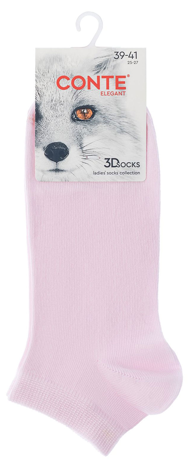 Изображение товара Носки женские Conte укороченные розовые, р 25-27