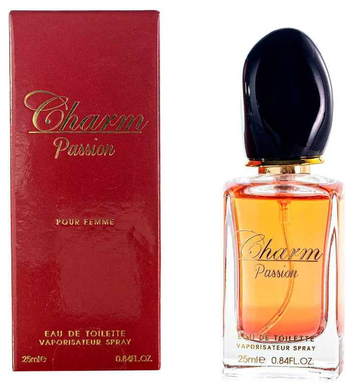 Изображение товара Туалетная вода для женщин Body Luxuries Charm Passion красный Китай, 25 мл