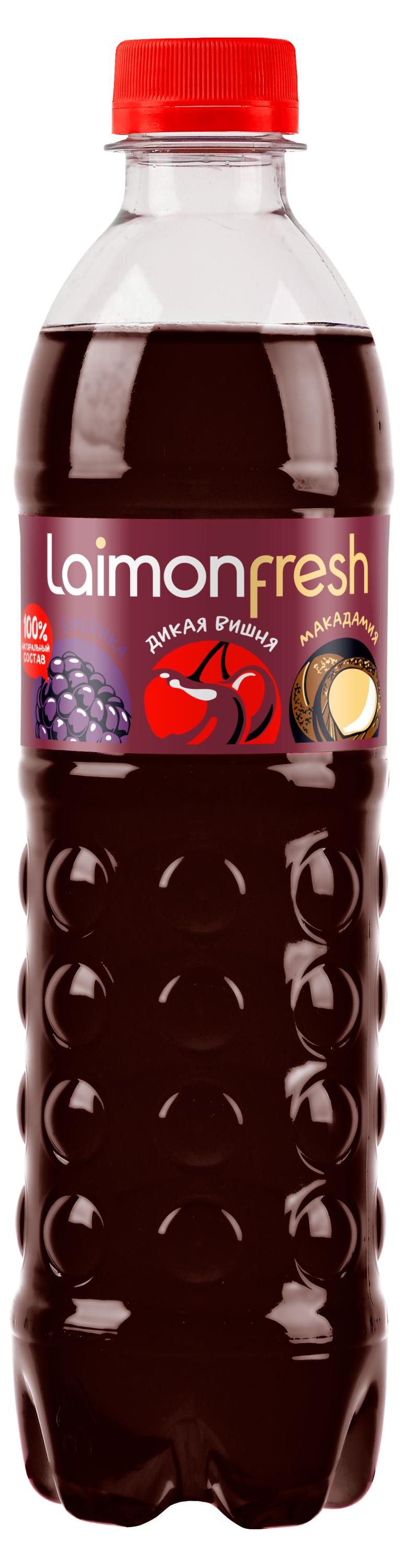 Изображение товара Напиток газированный Laimon fresh дикая вишня-ежевика-макадамия, 500 мл