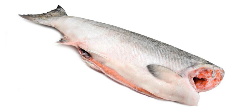 Изображение товара Кижуч замороженный потрошеный без головы, вес