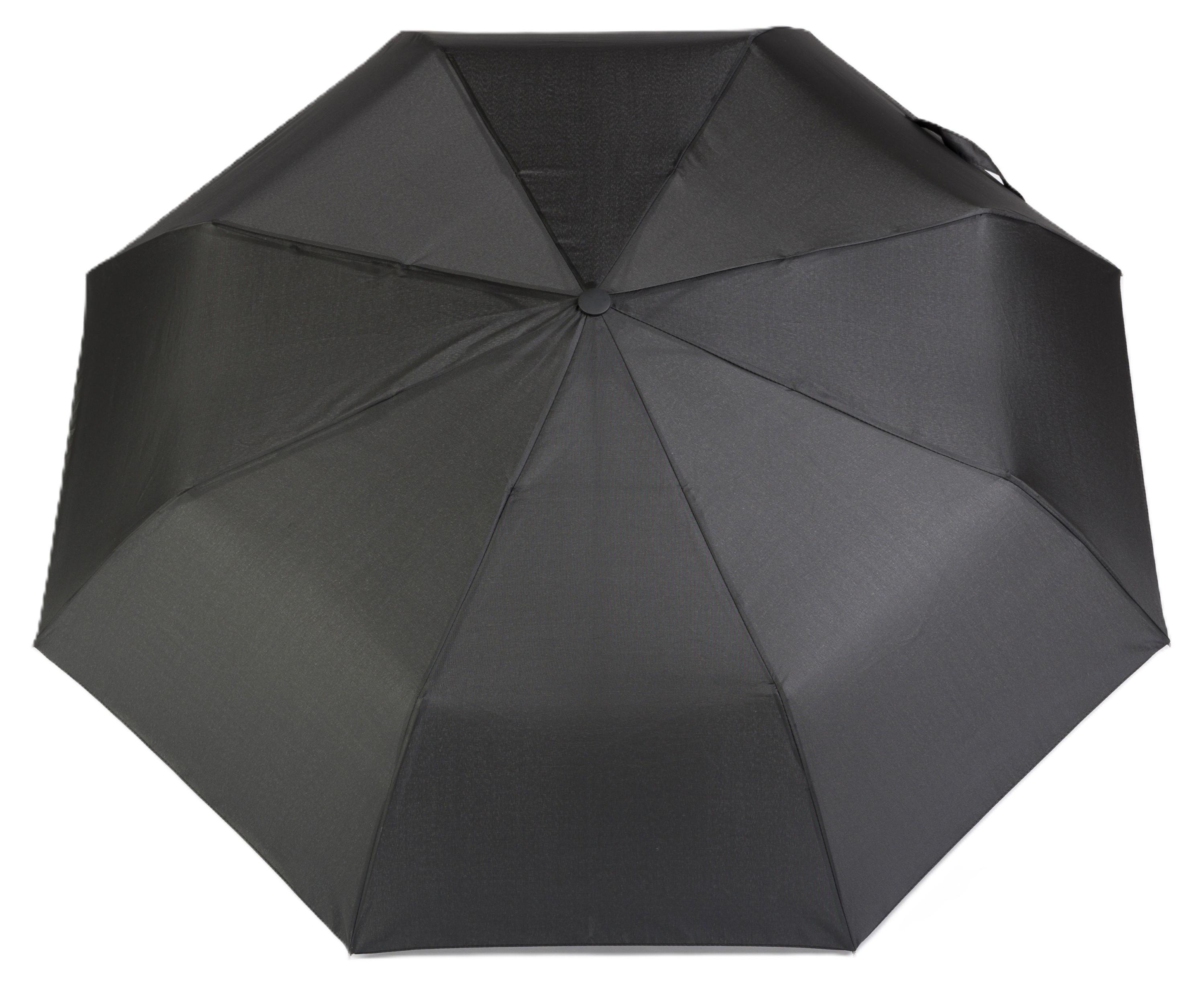 Изображение товара Зонт Jin 3 сложения, автомат, черный