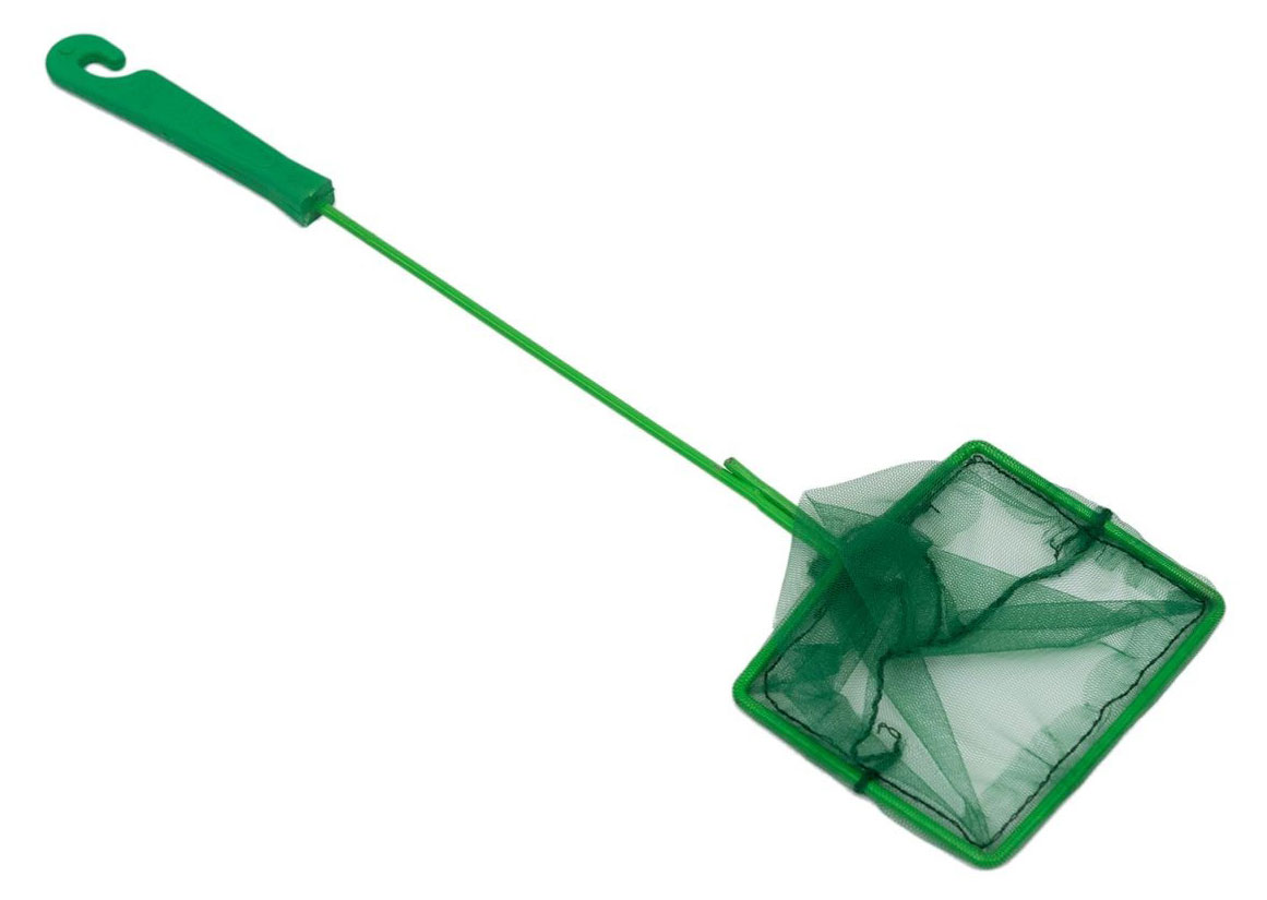 Изображение товара Сачок для аквариума HOMEFISH металлический с пластиковой ручкой, 35 см