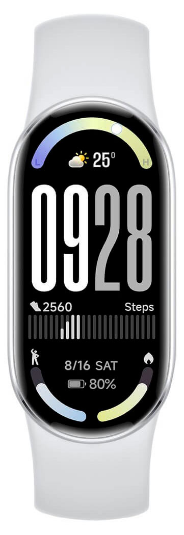 

Фитнес-браслет Xiaomi Smart Band 10 серебристый