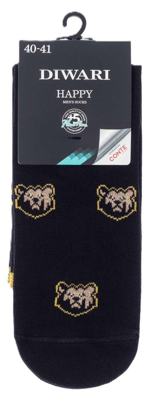 Изображение товара Носки мужские DIWARI черные, р. 25