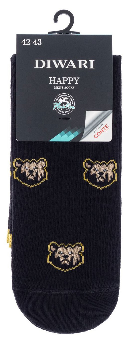 Изображение товара Носки мужские DIWARI черные, р.27