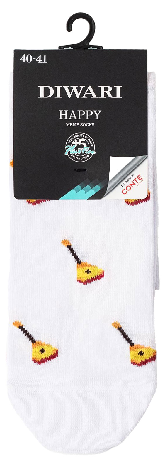 Изображение товара Носки мужские DIWARI белые, р. 25