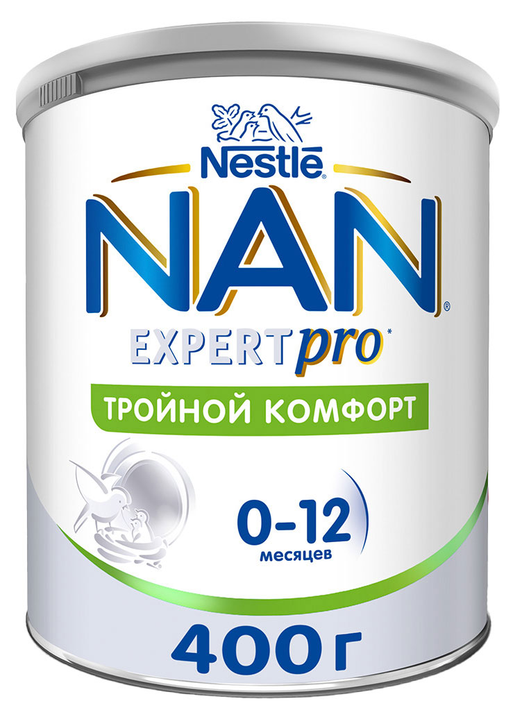 

Смесь сухая молочная NAN Тройной комфорт с рождения БЗМЖ, 400 г