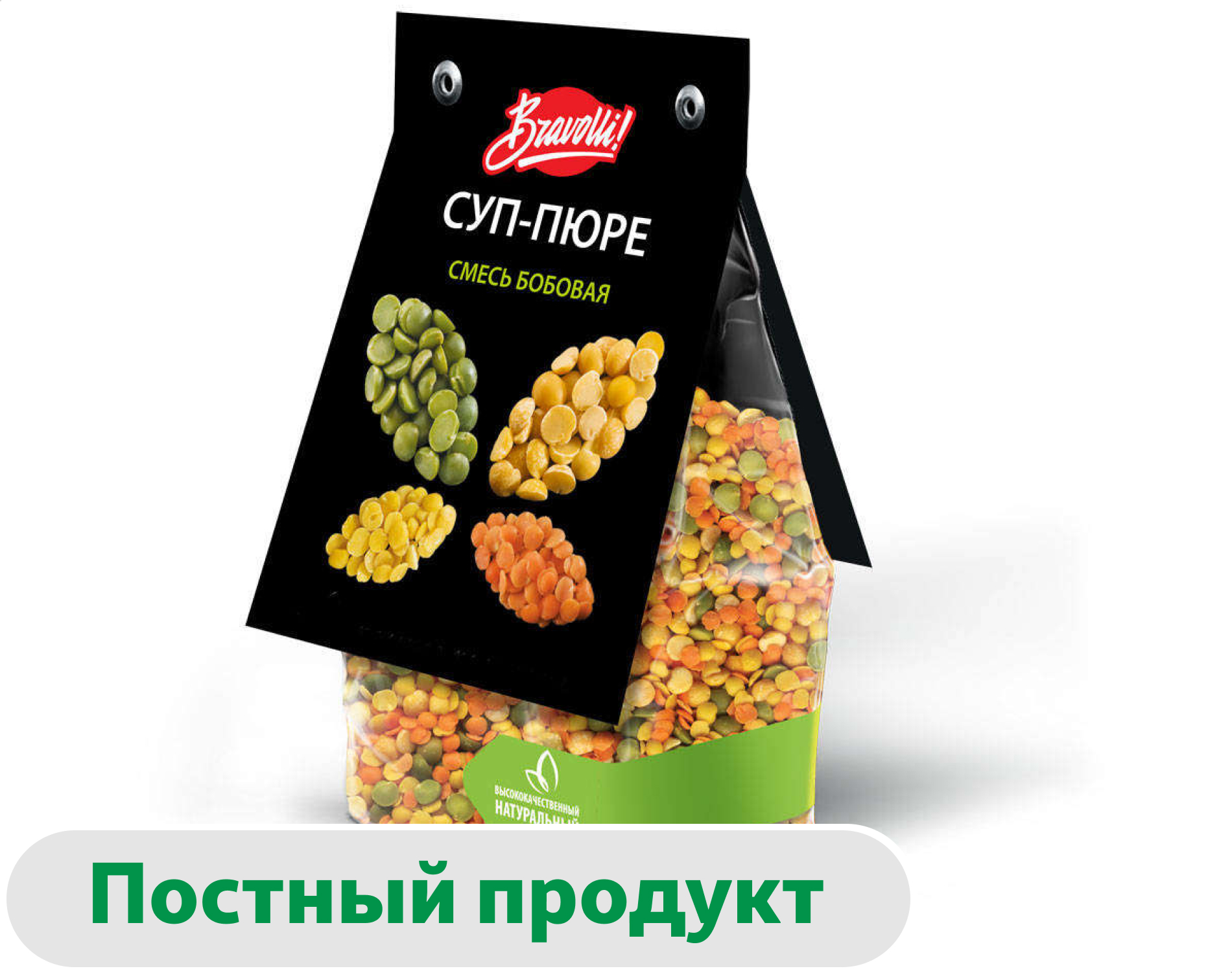 

Суп-пюре Bravolli! бобовая смесь, 350 г