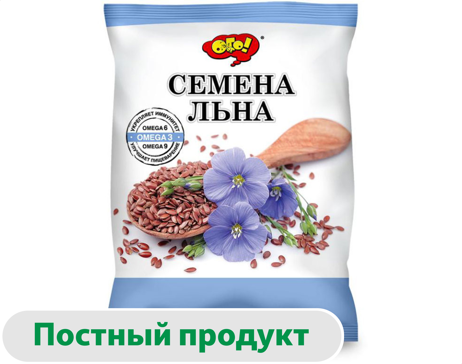 Изображение товара Семена льна «ОГО!», 150 г
