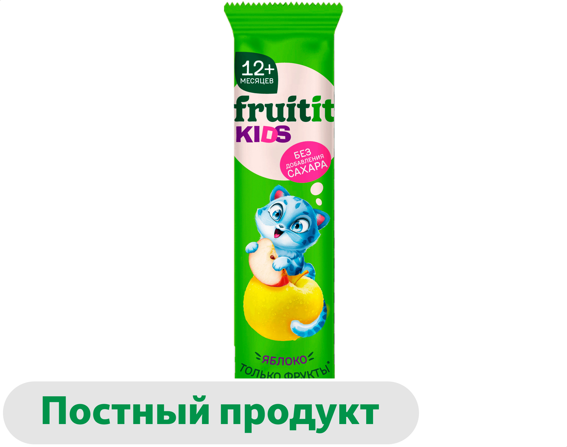 

Фруктовая лента Fruit It яблоко без добавления сахара, 15 г
