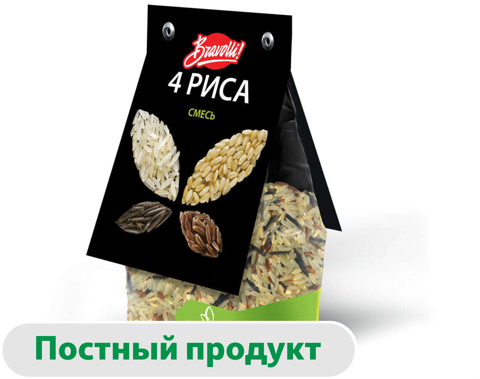 

Рисовая смесь Bravolli! 4 риса, 350 г