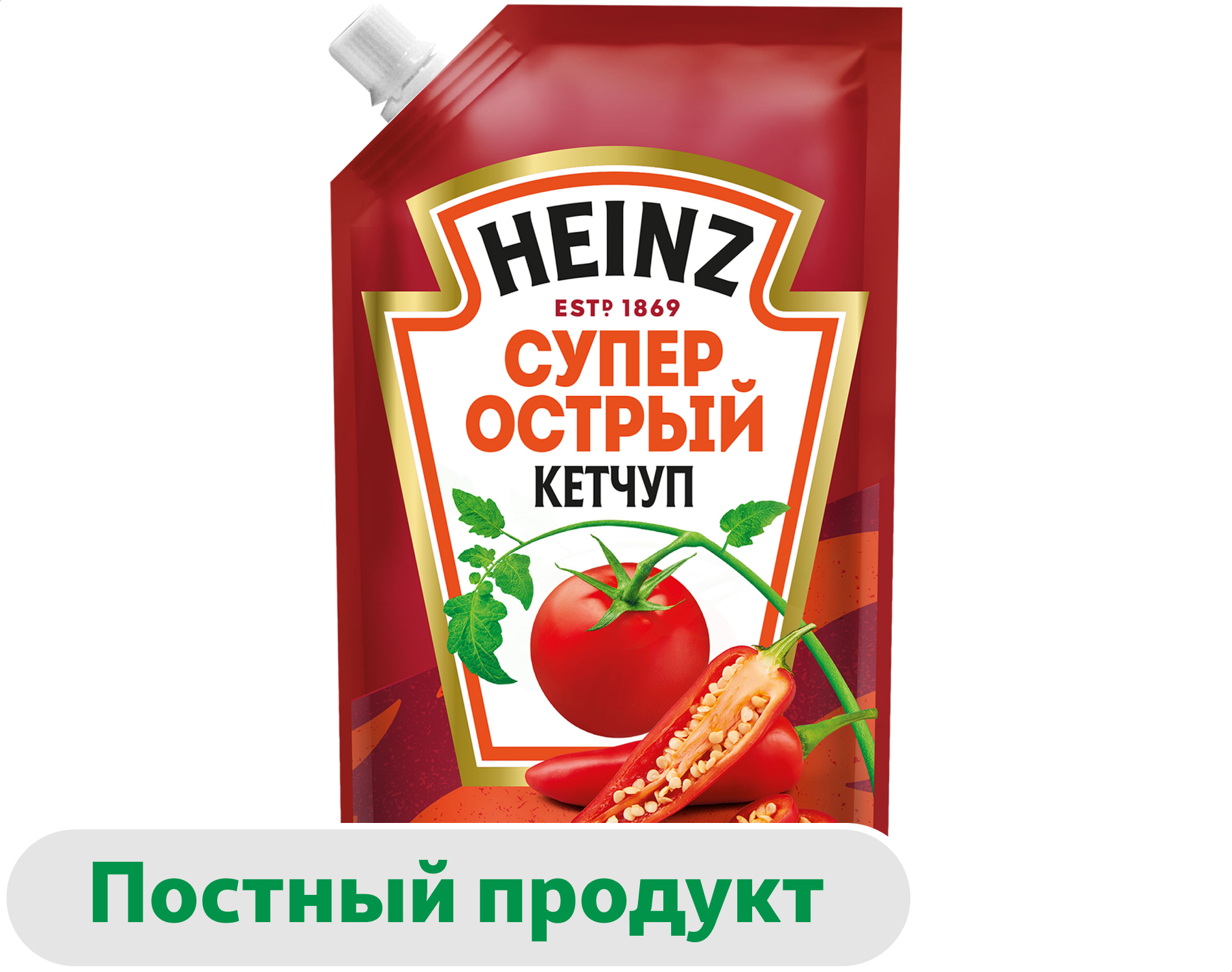

Кетчуп томатный Heinz Супер острый, 320 г