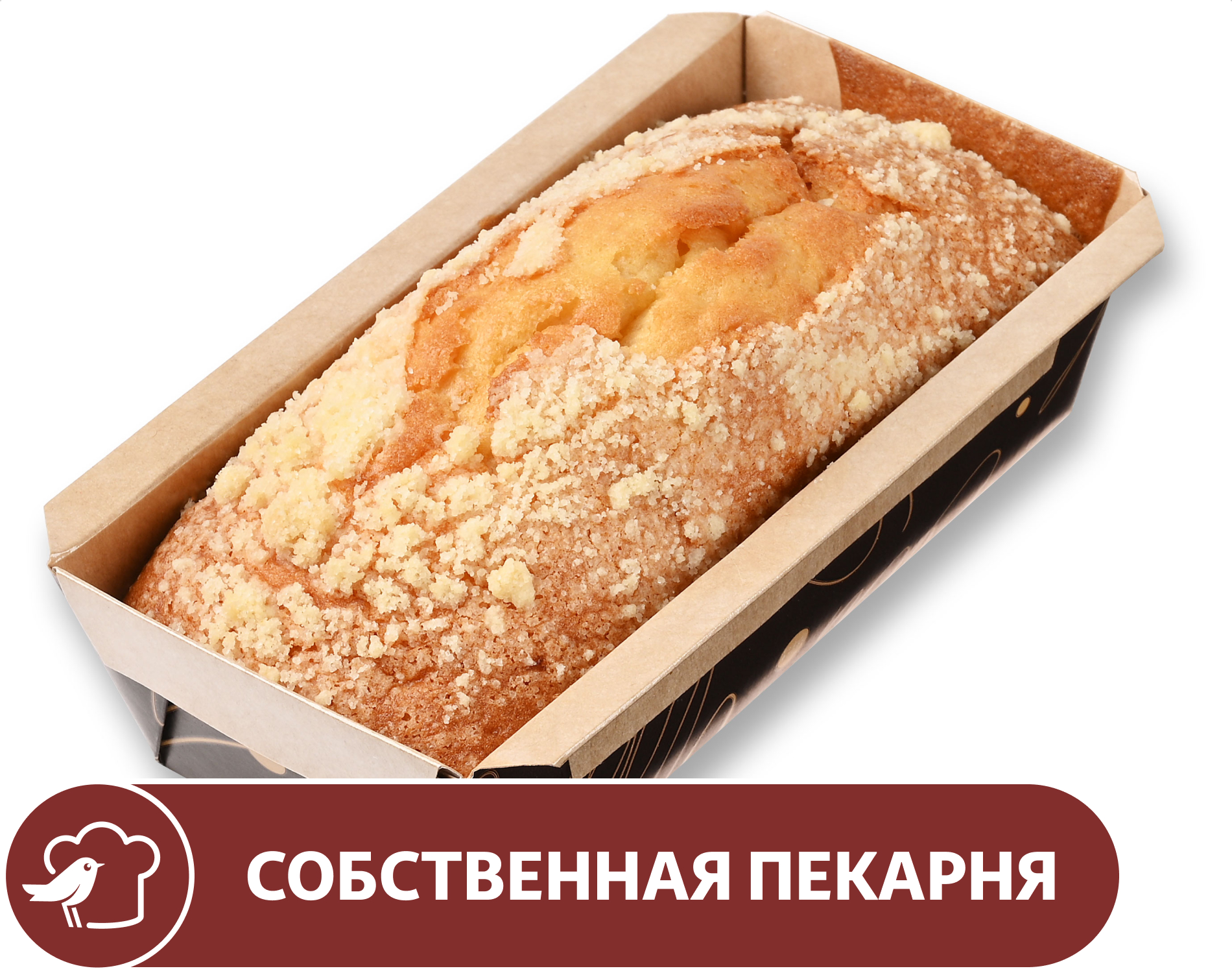 

Кекс АШАН Лимонный, вес