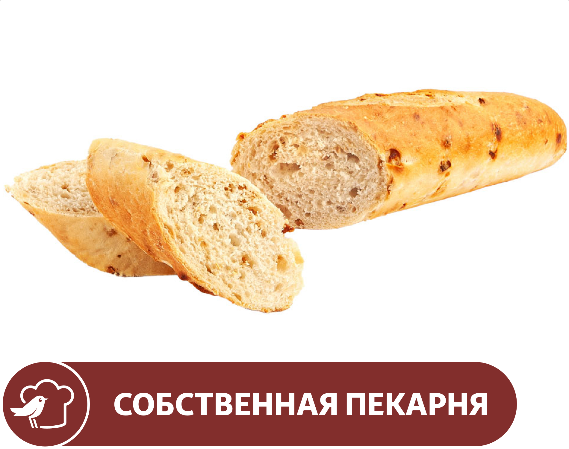 Изображение товара Мини-багет АШАН с луком, 125 г