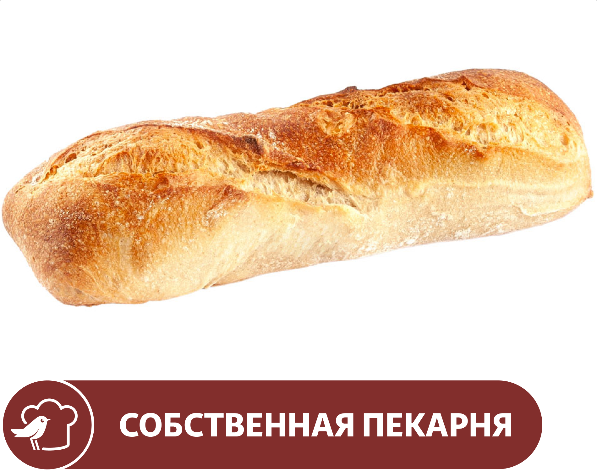 Изображение товара Мини-багет АШАН Гурман, 125 г