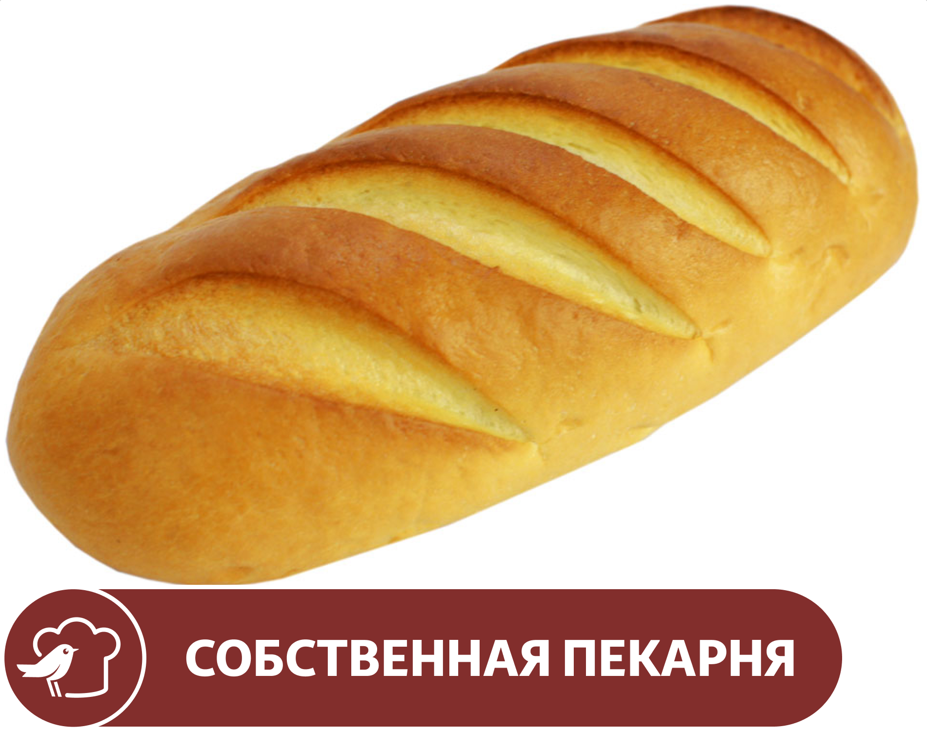 Изображение товара Батон пшеничный АШАН нарезной, 400 г