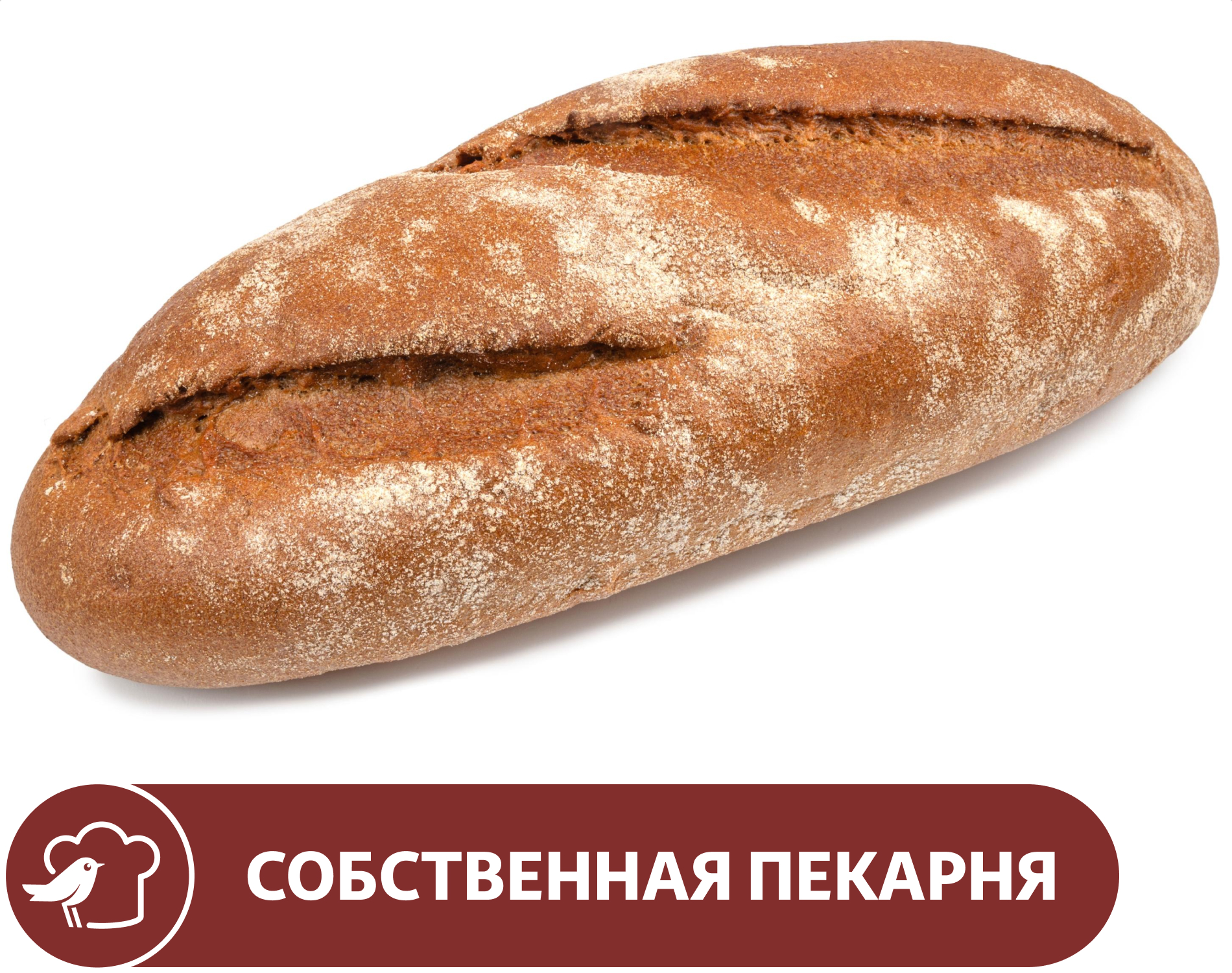 Изображение товара Хлеб ржано-пшеничный АШАН - ароматная выпечка 700 г