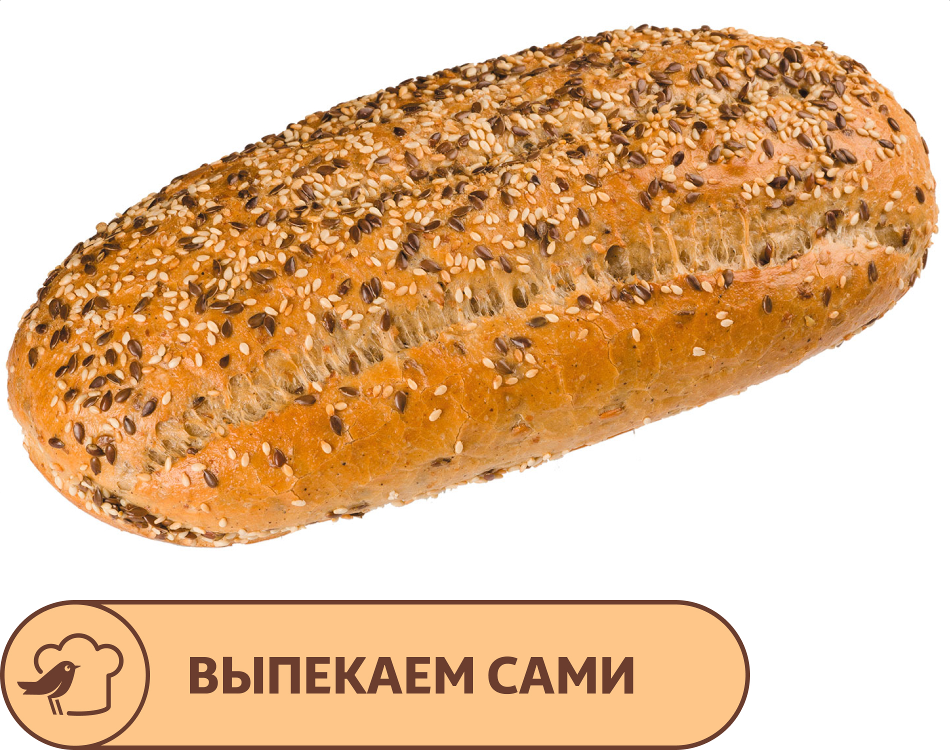Изображение товара Хлеб АШАН злаковый, 285 г