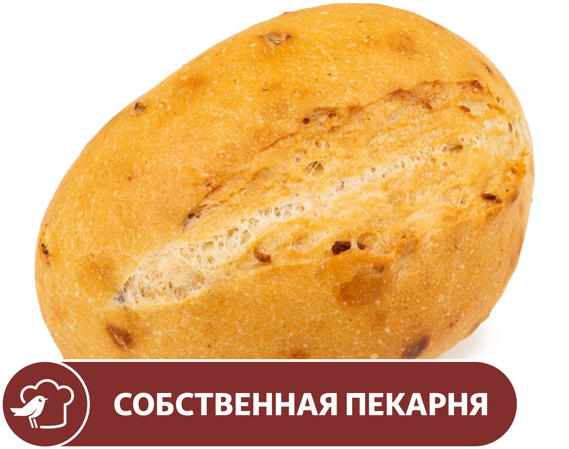 Изображение товара Булочка АШАН с луком, 60 г