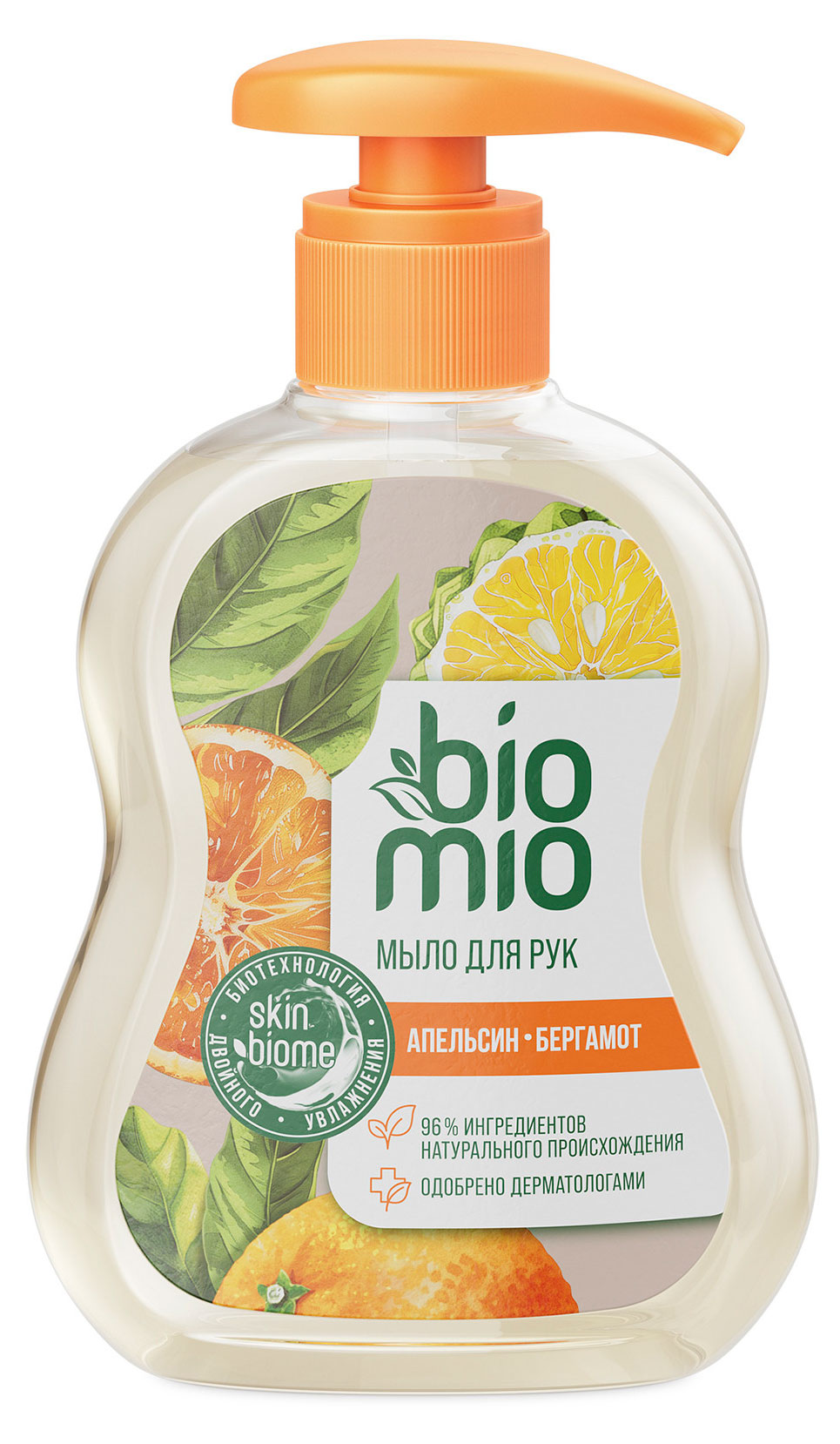 Изображение товара Жидкое мыло BioMio Апельсин бергамот 300 мл