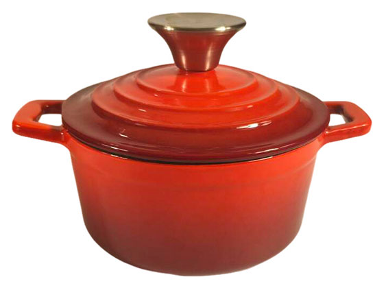 Изображение товара Кастрюля Actuel чугунная кастрюля с эмалевым покрытием d 14 см, 950 мл