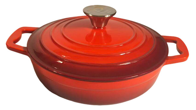 Изображение товара Кастрюля Actuel чугунная кастрюля с эмалевым покрытием d 22 см, 1,9 л