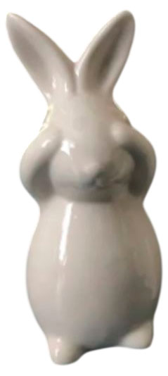 Изображение товара Фигурка декоративная Кролик 6,5х6,5х10 см, 1 шт в ассортименте