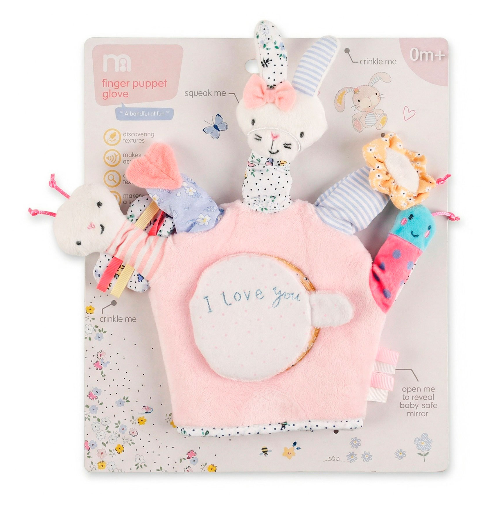 

Игрушка развивающая Mothercare Кукла-перчатка