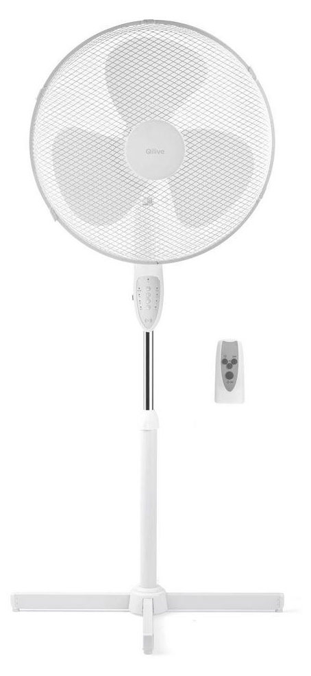 Вентилятор напольный Qilive 6847 белый