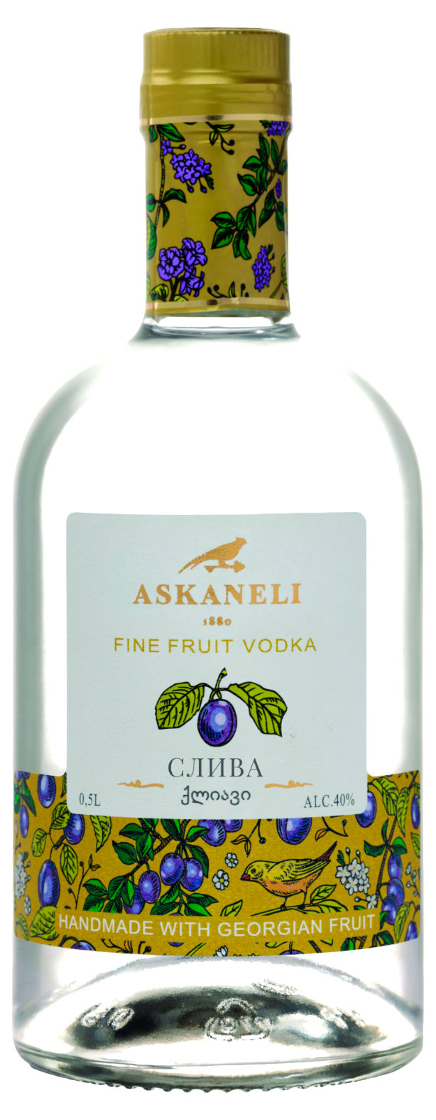 Изображение товара Водка Anaseuli из хурмы 0,5 л фруктовая грузия
